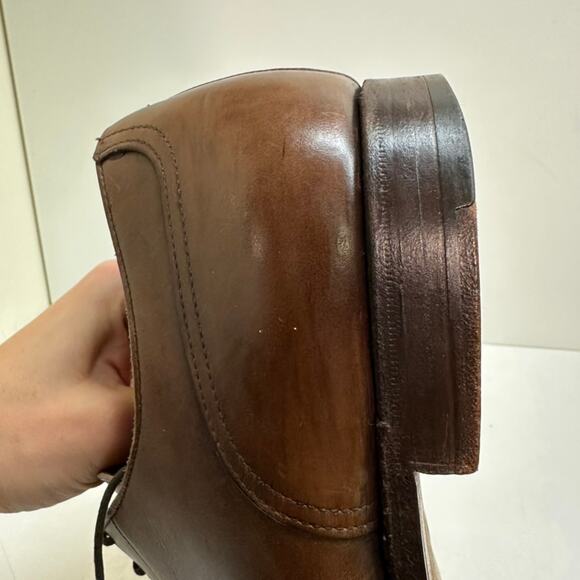 Crockett & Jones x Brooks Brothers Split Toe Derby Brown Calf 11 Wide E - Picture 13 of 13